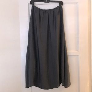 CP SHADES Cotton/Silk Midi Skirt